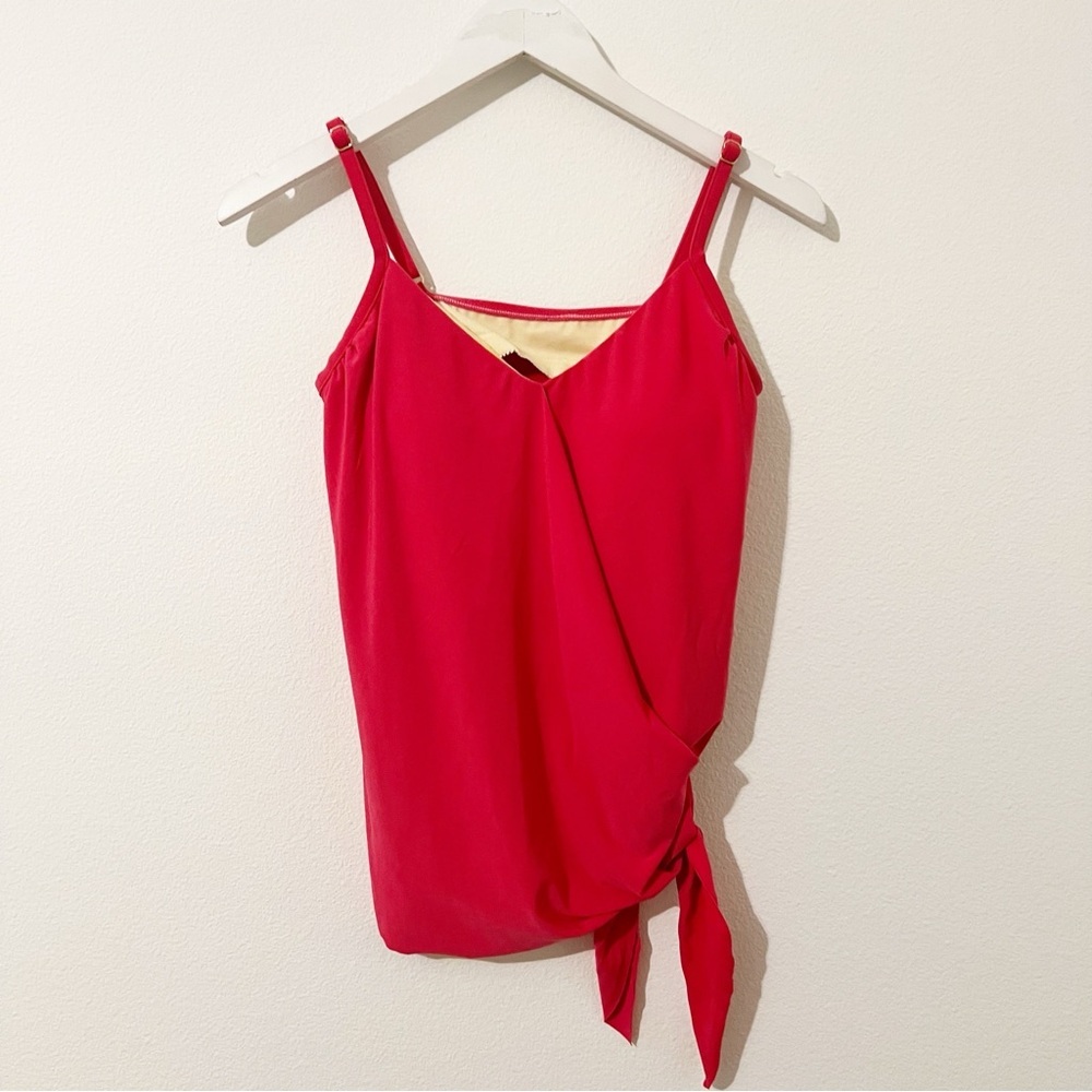 NEW NWT Magicsuit Women Solid Tankini Top Swimwear Pink Size 10